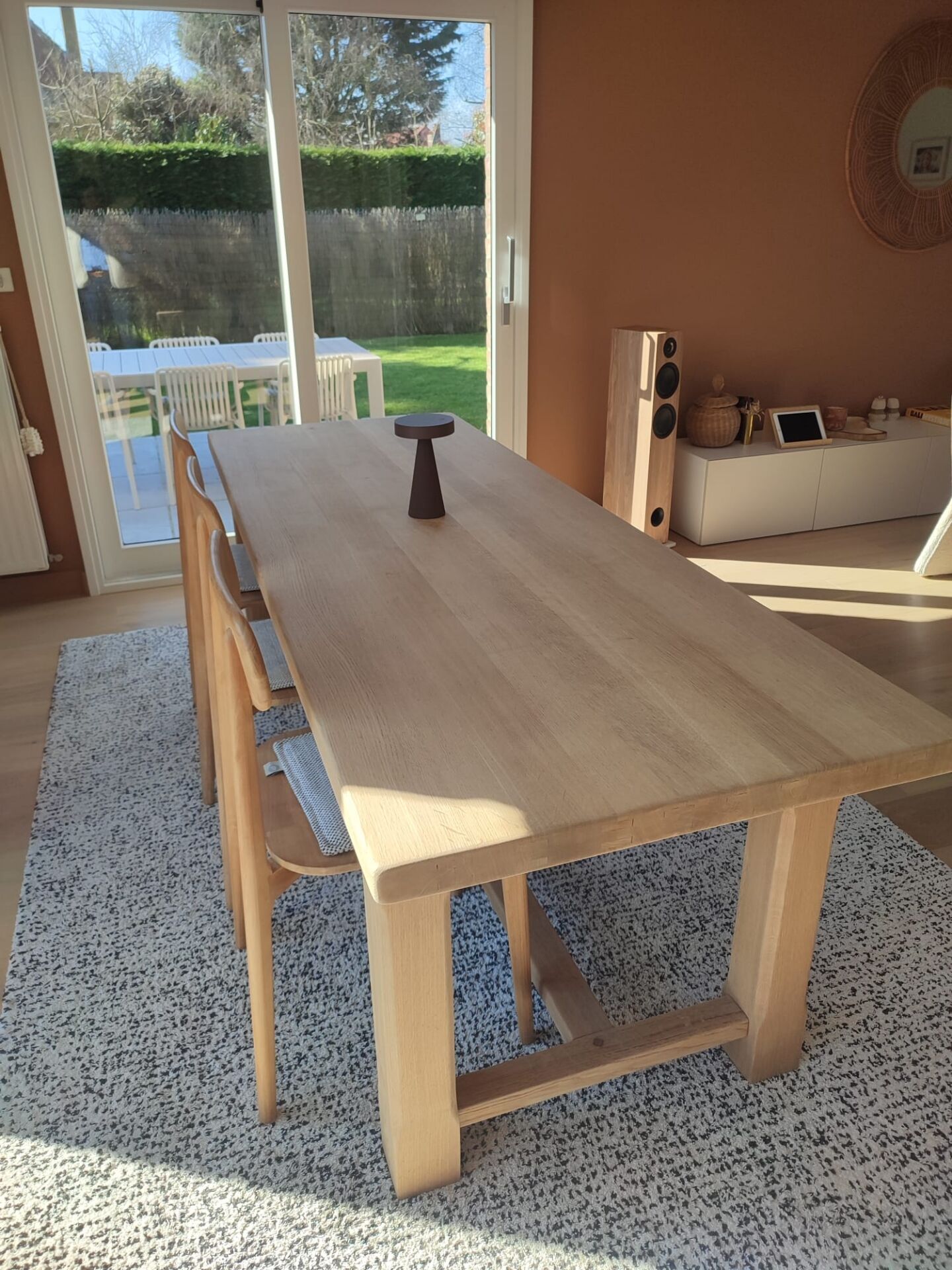 Table de ferme 2m20 chêne massif