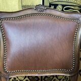 Suite of 6 Regency-style walnut chairs