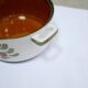 Plat avec couvercle soupière vintage édité par Boch La Louvière
