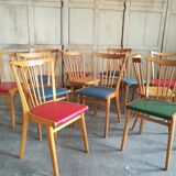 Pair of scandinavian bar chairs