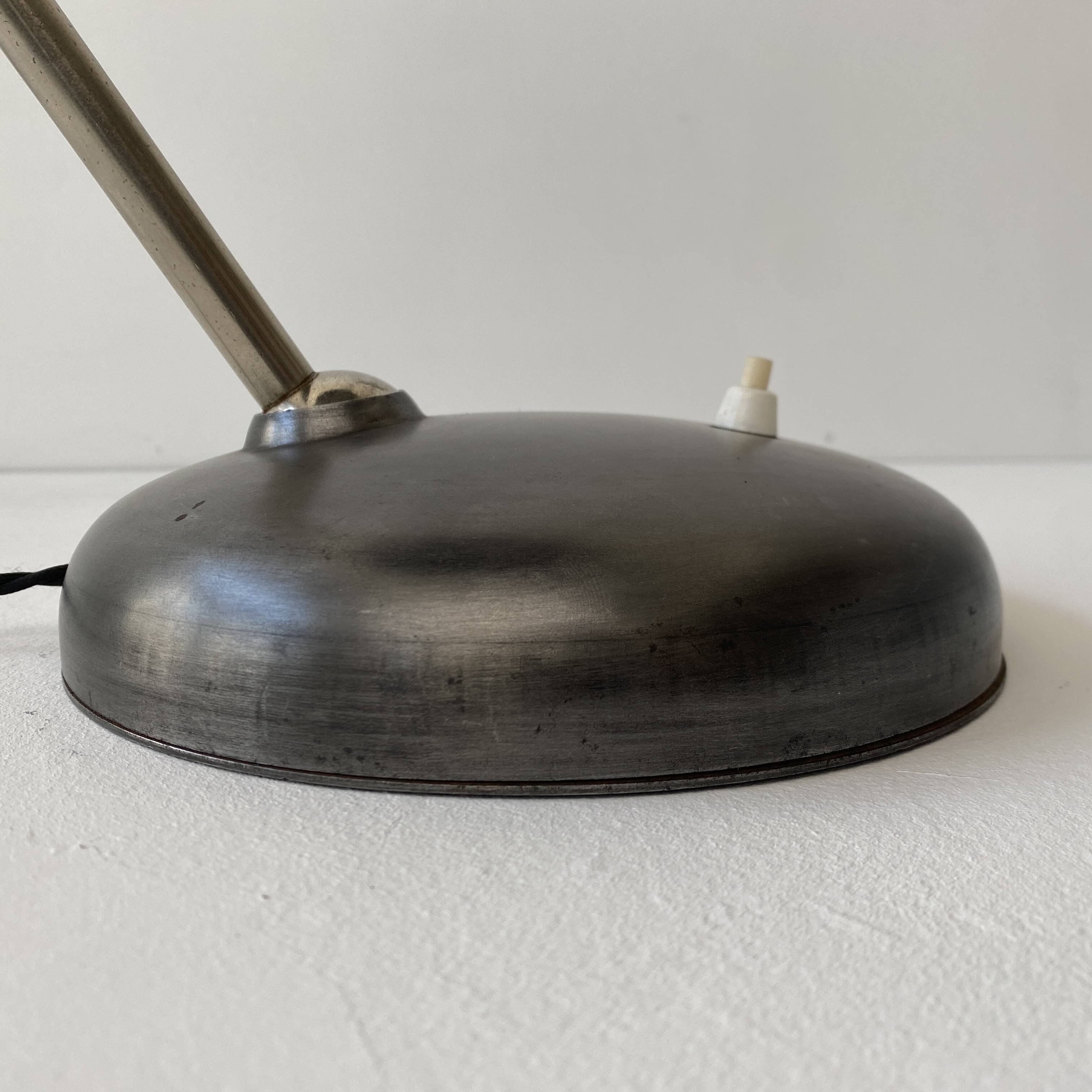 Ancienne lampe de bureau industrielle bauhaus « rech laternen »