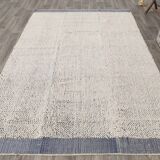 6x10 Rug For Living Room Soft Blue Beige Vintage Rug, 194x303Cm SK 34945