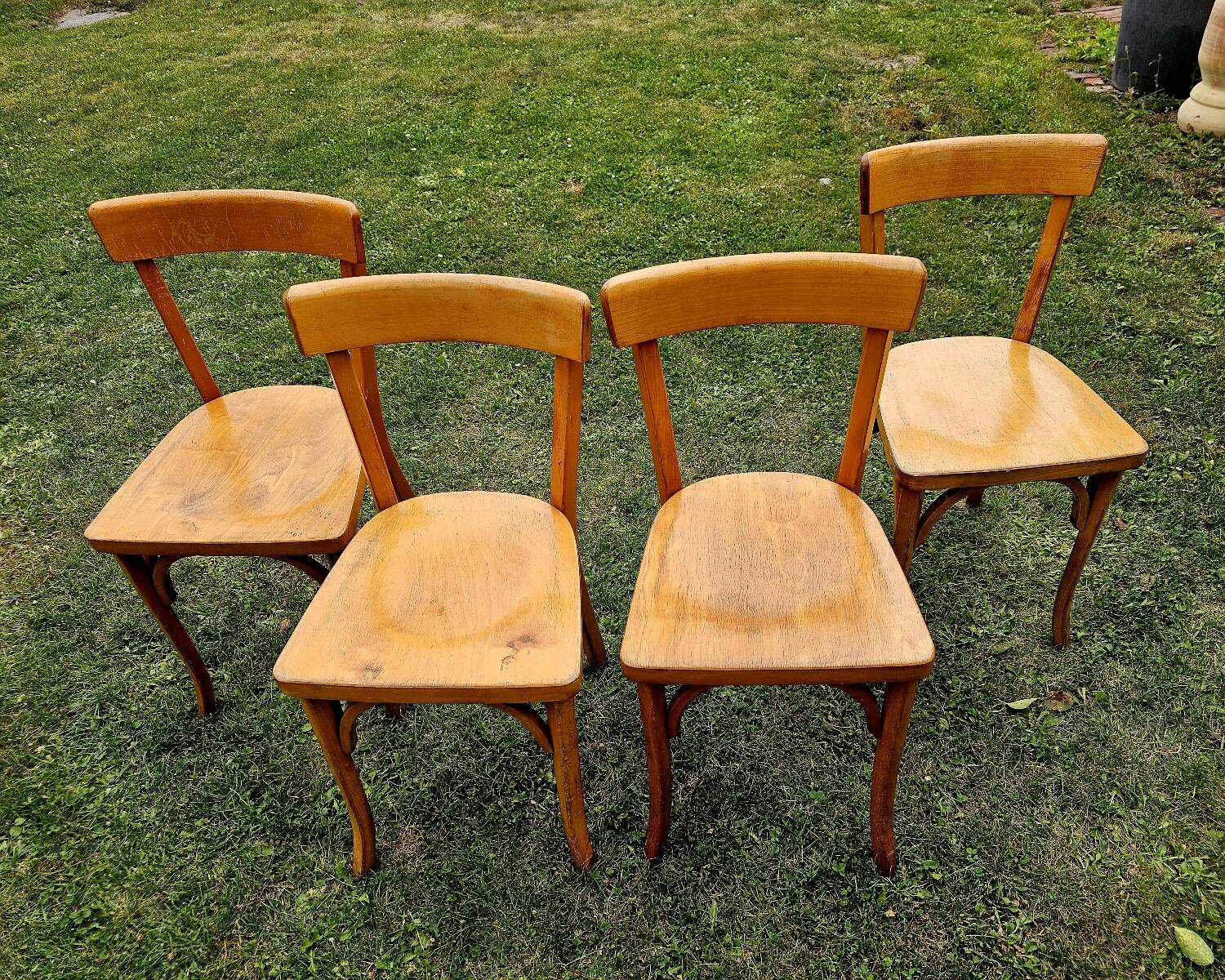 4 chaises Baumann bistrot