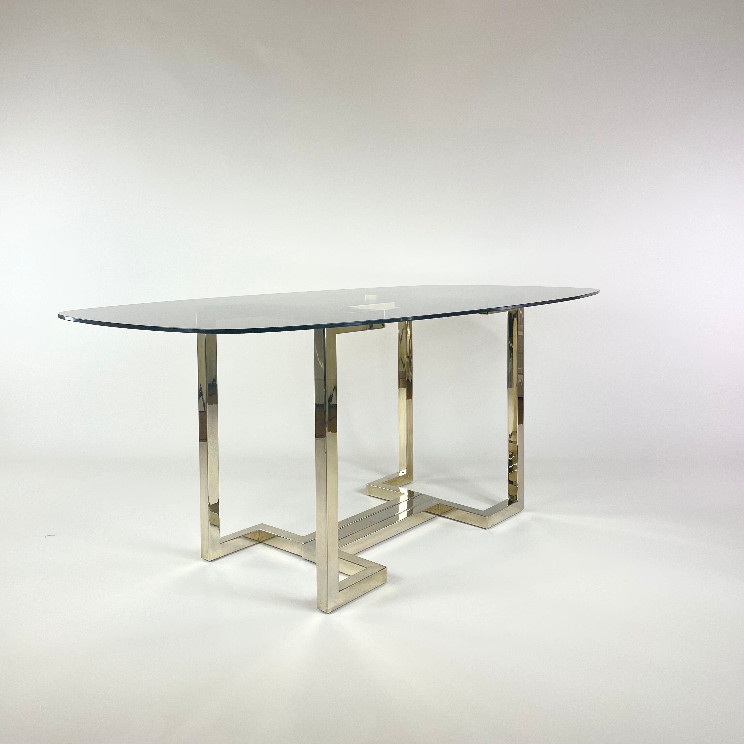 Dining table by Belgochrome, Belgium, 1970