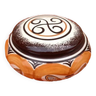 MBFA (Breton Artistic Earthenware Manufacture) Faïence Jewelry Box