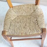 Pair of old paillees chairs