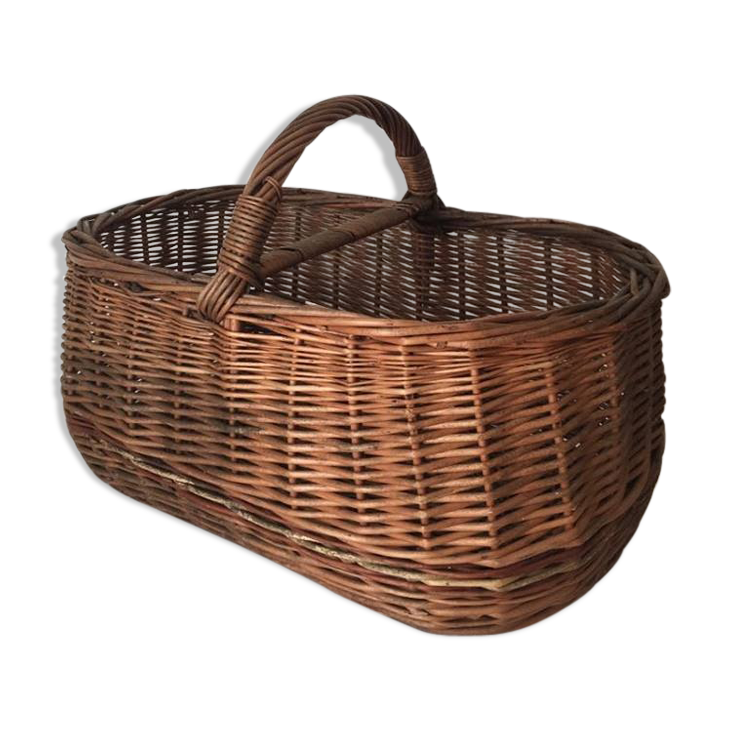 Old wicker basket