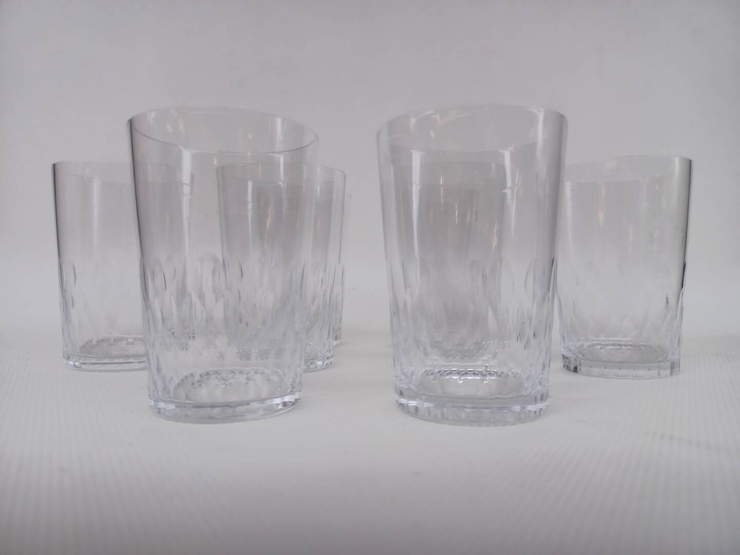 8 Baccarat crystal goblets, Richelieu model.