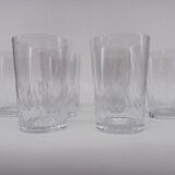 8 Baccarat crystal goblets, Richelieu model.