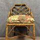 Asia 20th century: rattan and bamboo office chair circa 1950-1970
