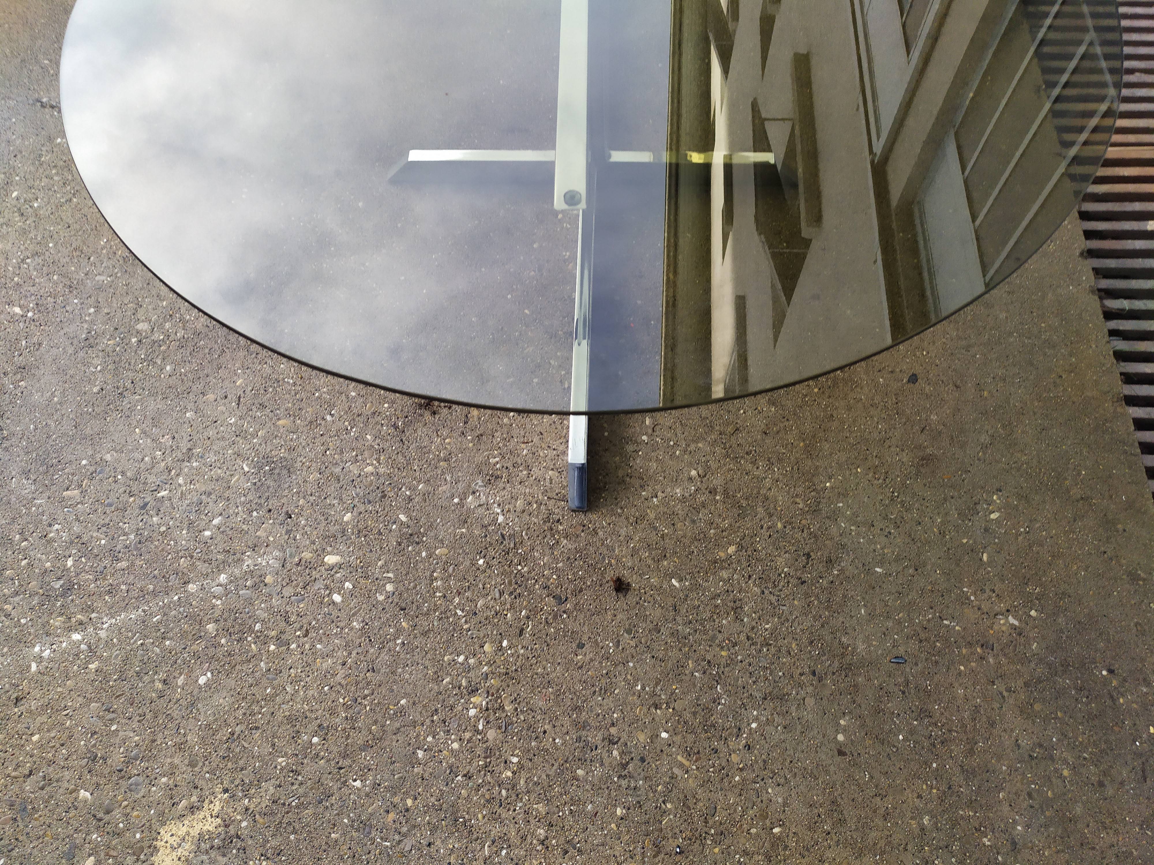 Design chrome oval table