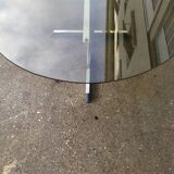 Design chrome oval table