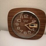 Wall clock year 1960/70 in formica