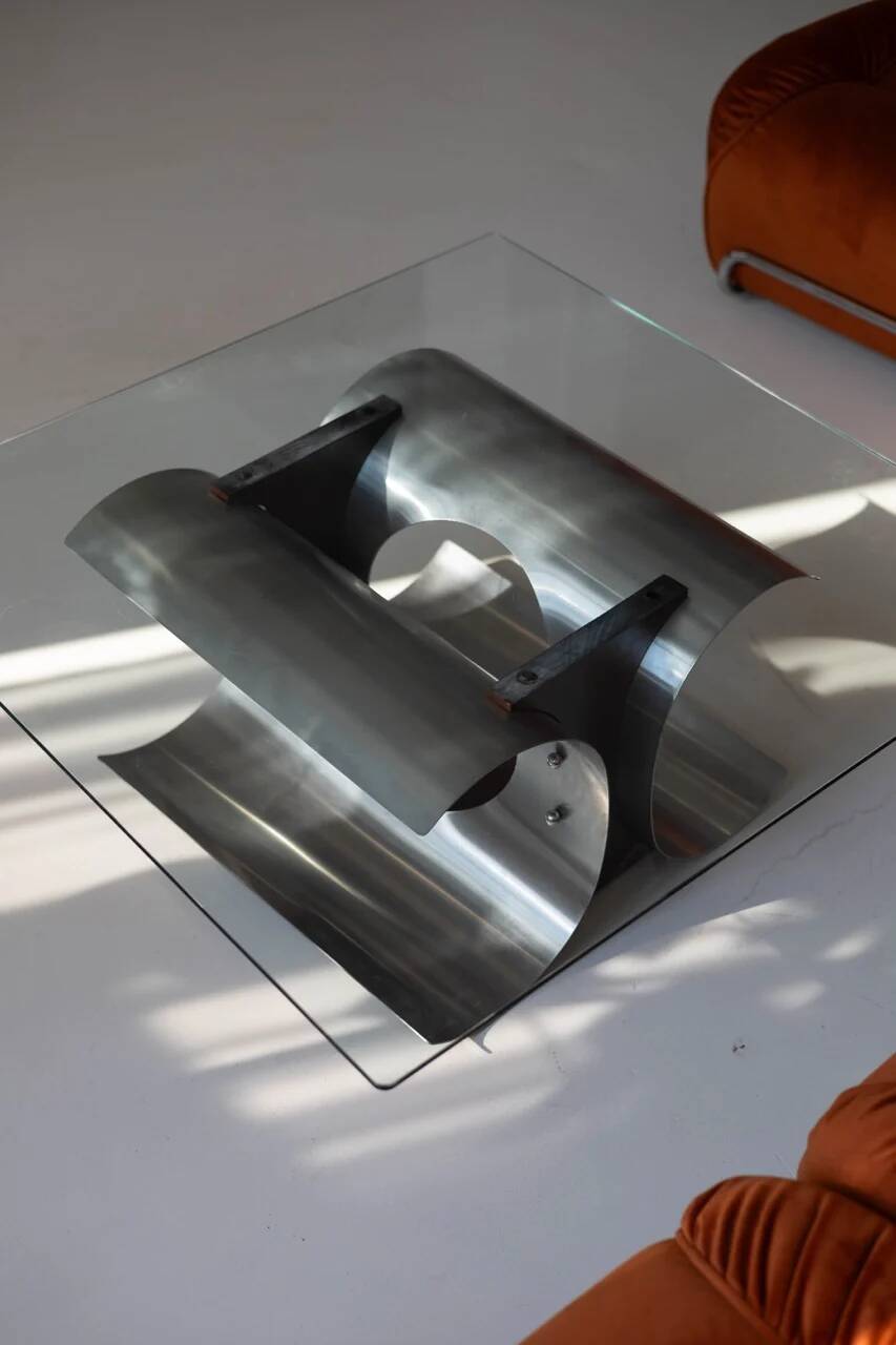 Table basse François Monnet, France, années 1970