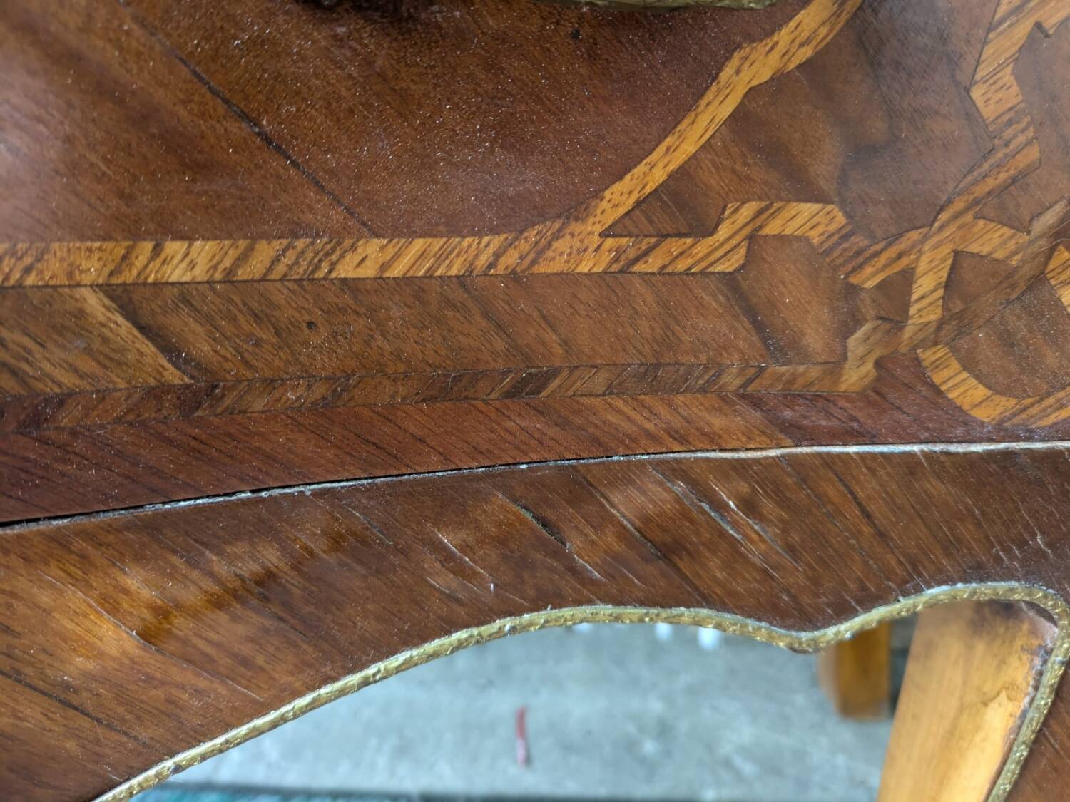 Louis XV marquetry commode