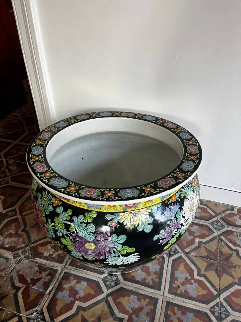 Pot de fleurs XXL asiatique