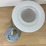 Plafonnier ou applique opaline, demi sphère années 50