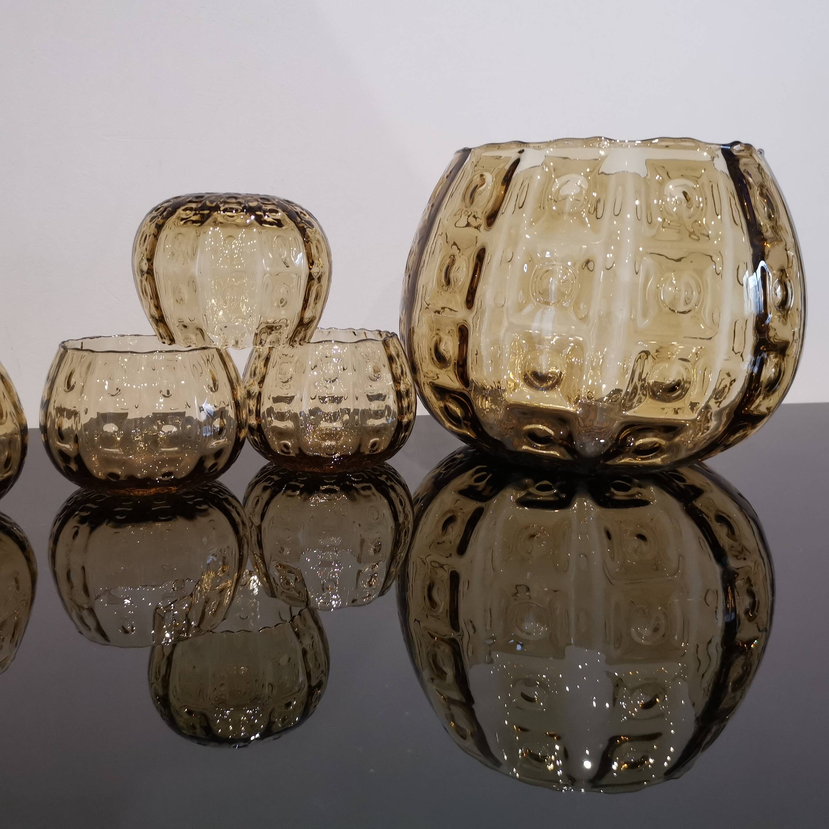 Sangria service 7 pieces 70s Murano style