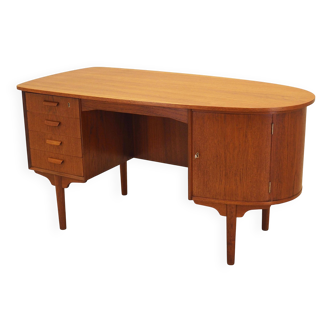 Teak desk, Danish design, 1970s, production: Denmark