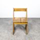 Solid pine sculptural chair by Gilbert Marklund for Furusnickarn