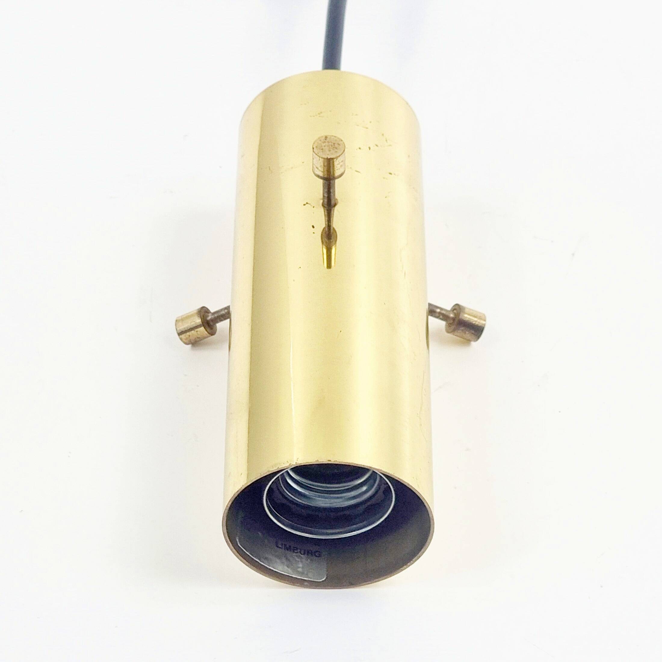 Large Mid-Century Octagonal Glass Ceiling Light from Limburg, Germany, 1960s