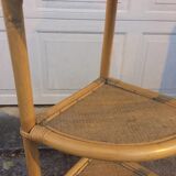 Corner Wicker shelf