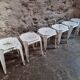 Set of 6 French industrial stools by Multipl’s – 1930s