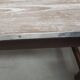 Table de ferme entretoise patinée