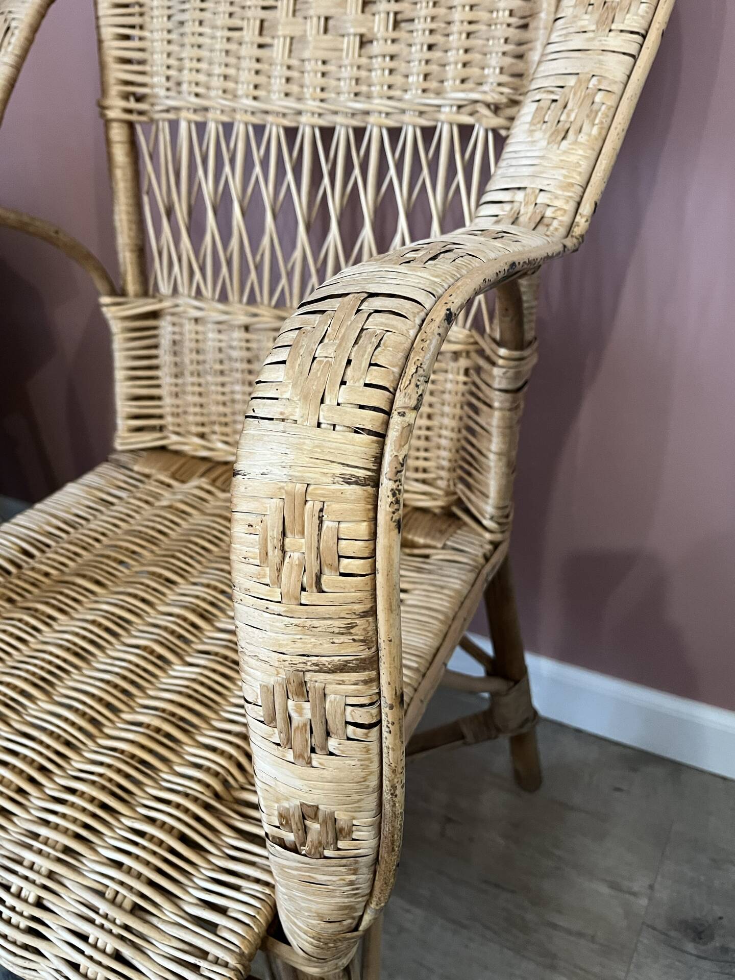 Fauteuil en rotin 