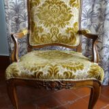 Counterpart of Louis XV period armchairs called "A la Reine"
