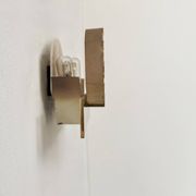 Vintage wall light attributed to Serge Mouille, brass and resin, Dallux France.