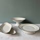 4 plats en porcelaine de Limoges Jules Vieillard XIXème