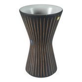 Vase en céramique de studio sgraffito vintage des années 50 par Steuler.