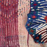 Vintage moroccan carpet berbere boucherouite