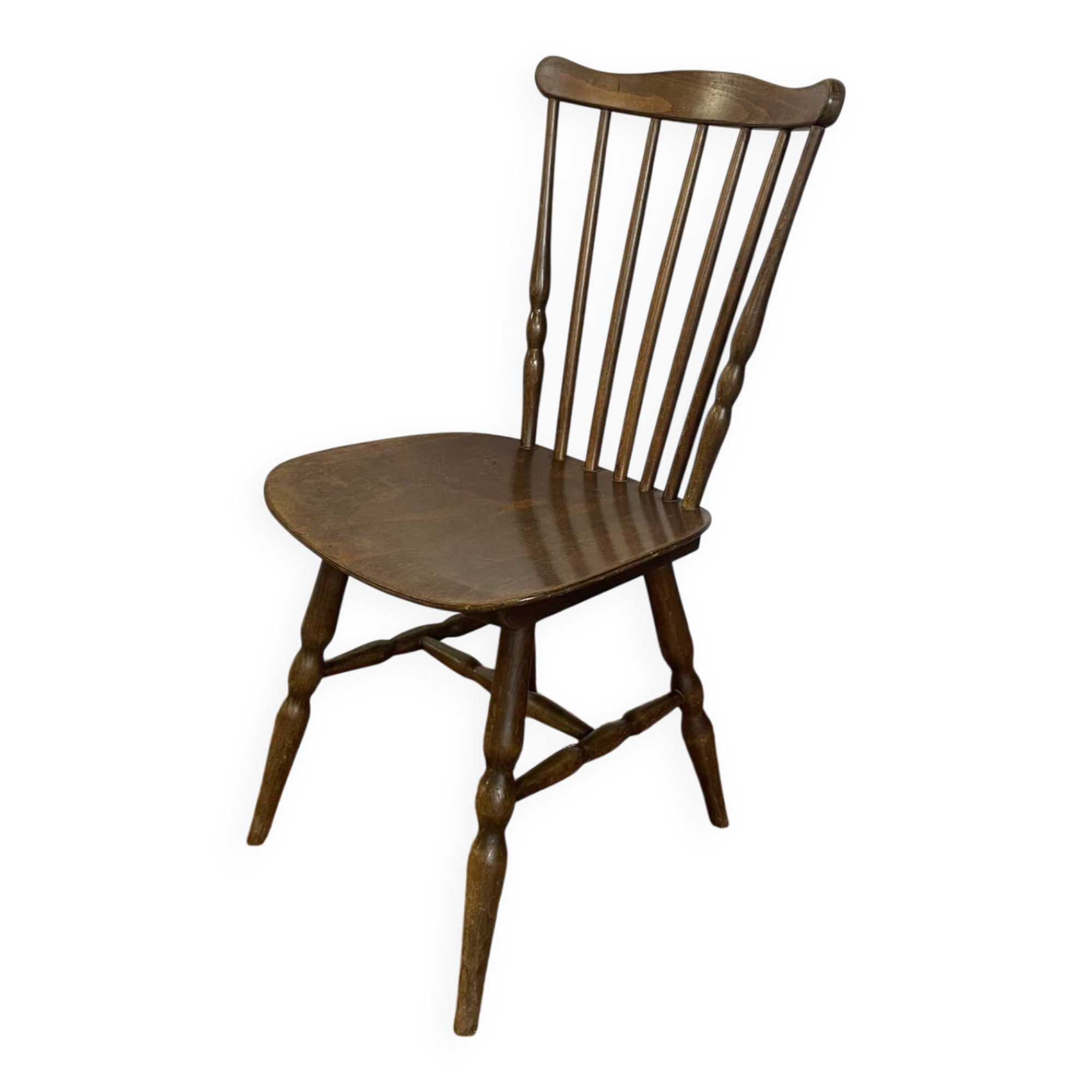 Chaise vintage Baumann modèle Tacoma en bois