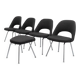 Conference dining chairs set 1970s