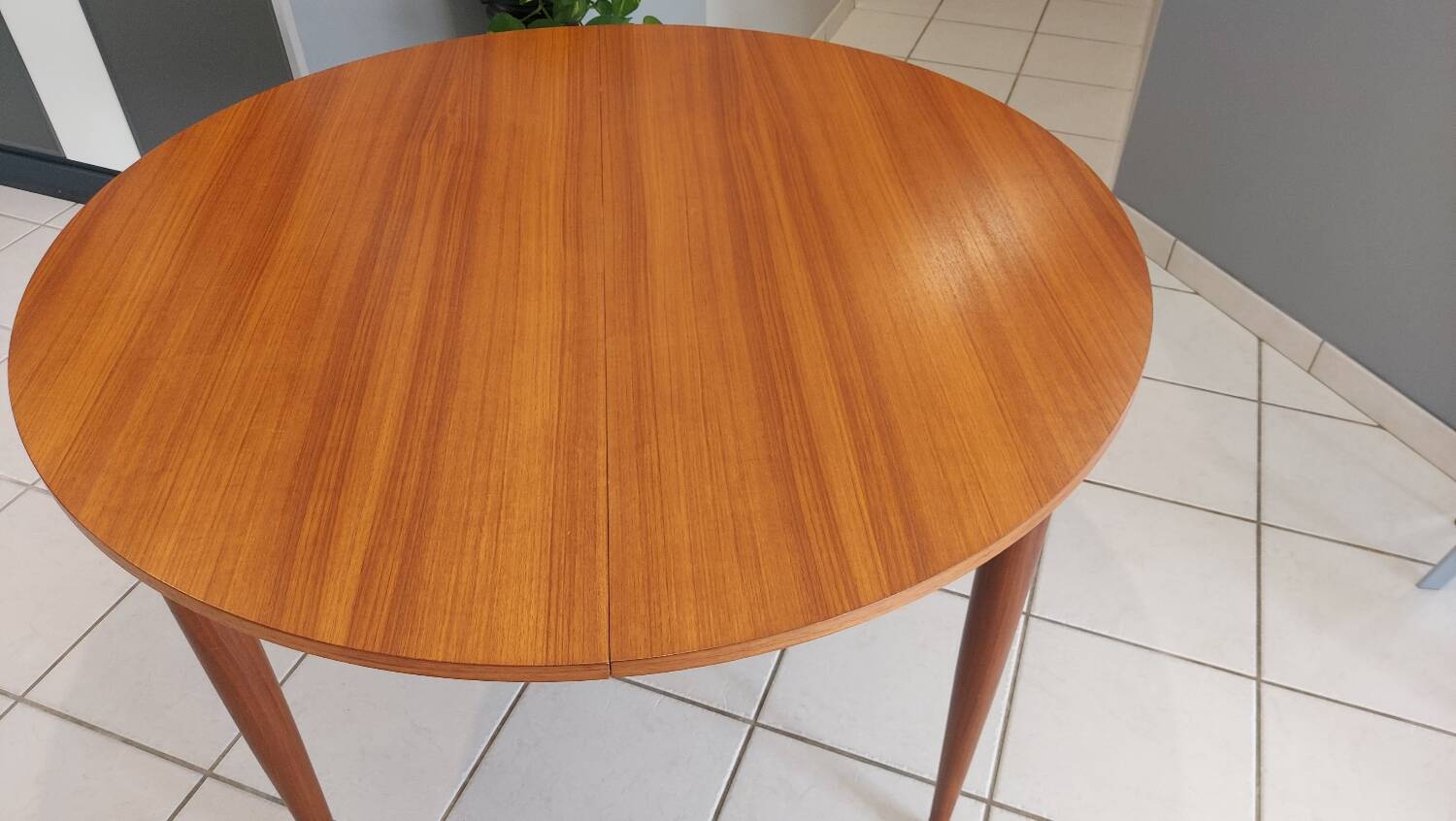 Scandinavian extendable table, vintage teak, 1970s