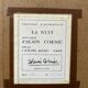 Vintage tapestry 70s Alain Cornic "La Nuit"