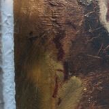 Painting on canvas, couple dancer flamenco