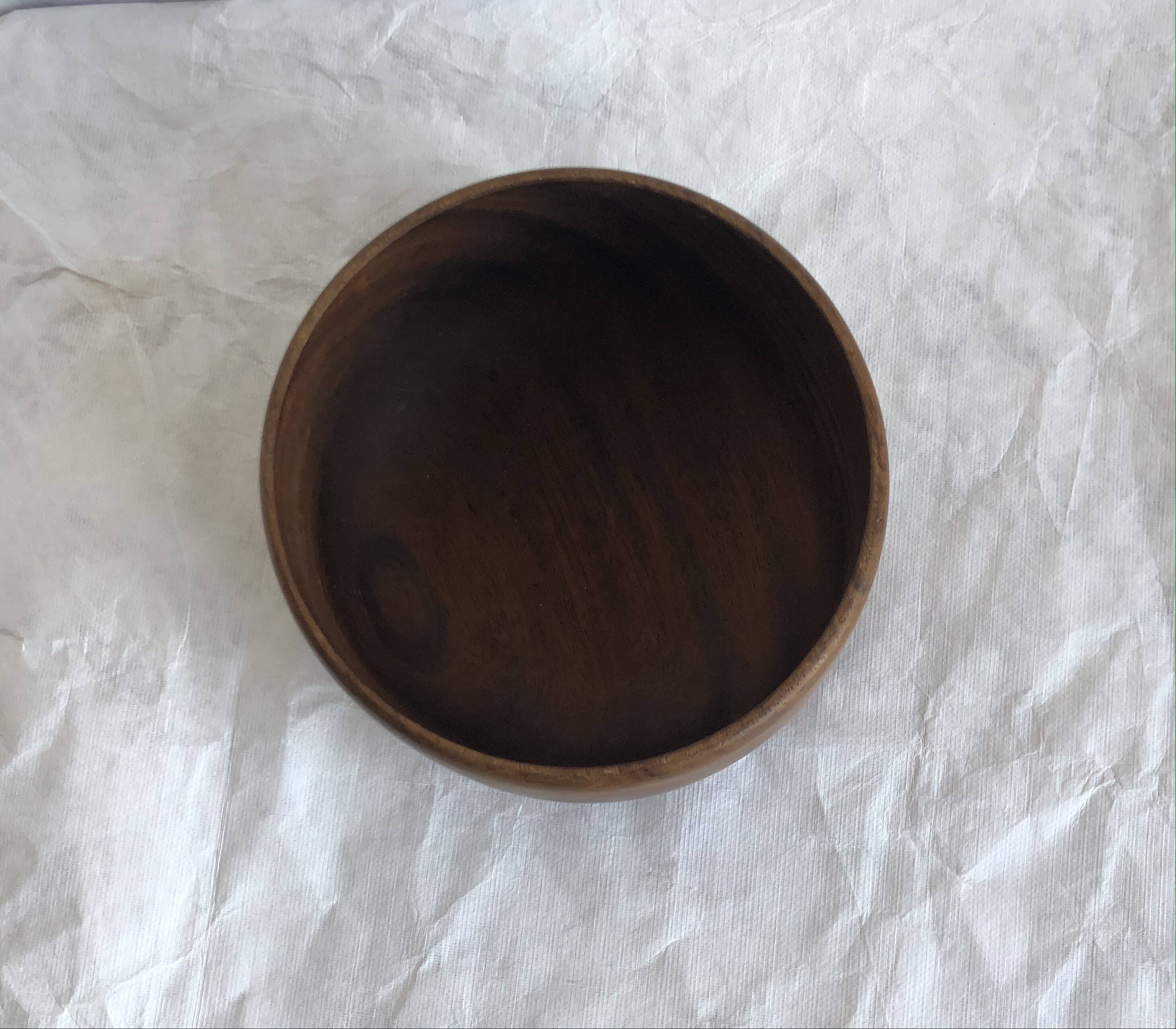 Vintage teak salad bowl