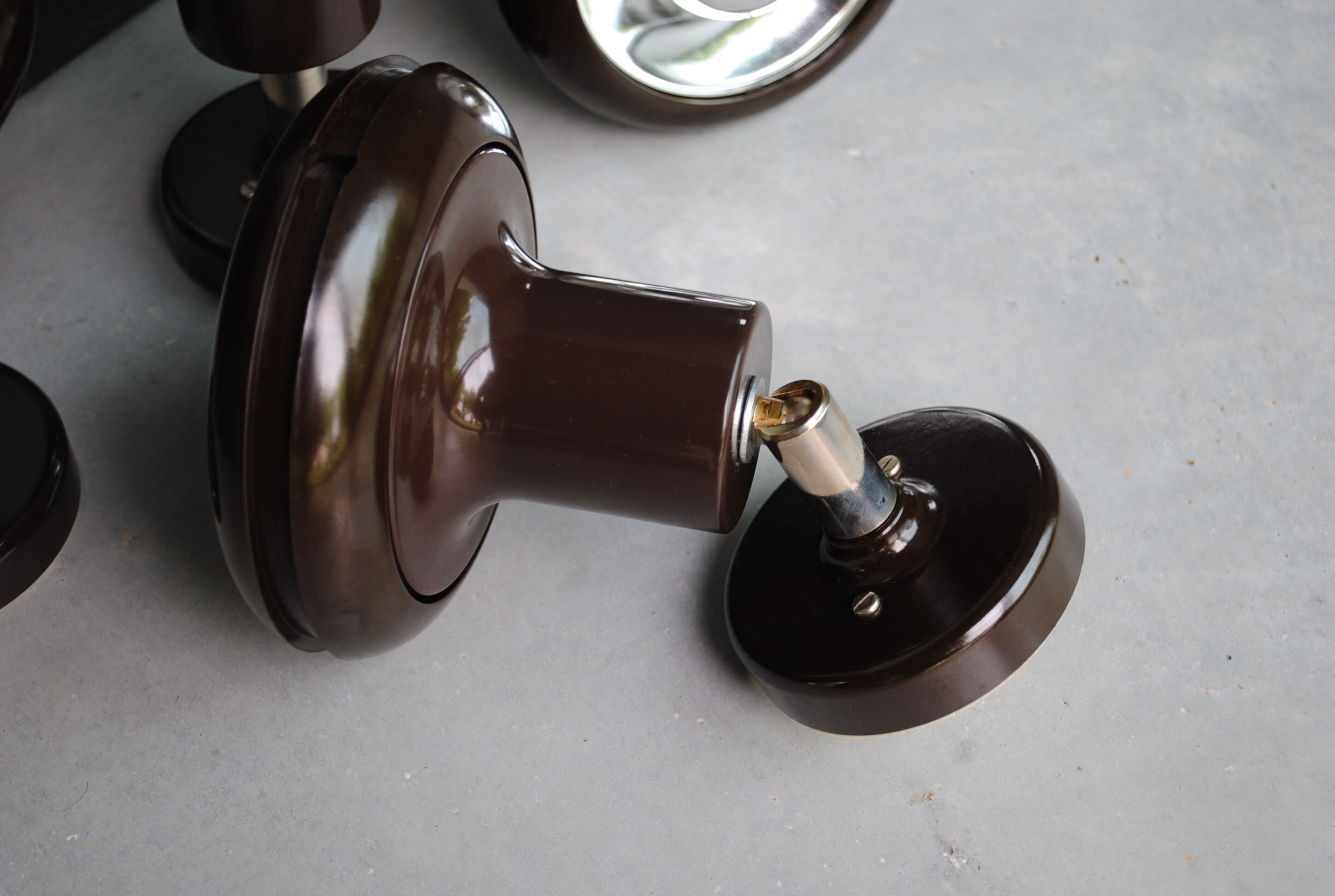 Set of 4 wall lamps Raak year 70