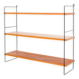 Etagère murale String en noyer, années 60