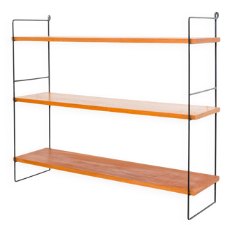 Etagère murale String en noyer, années 60