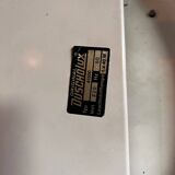 Miroir lumineux « verre dépoli » style Hillebrand milieu du siècle