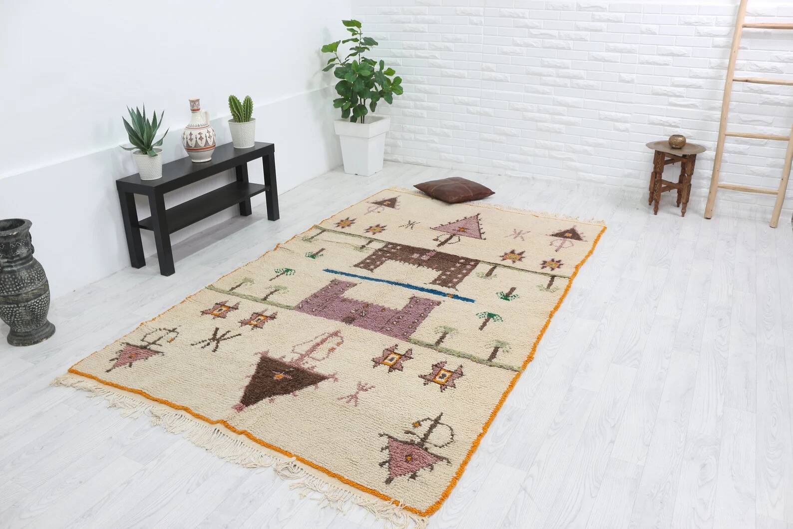 Berber rug, moroccan rugs and crafts 243 x 146 cm