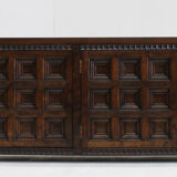 Spanish brutalist sideboard solid wood