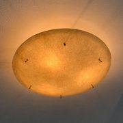 Mid-century minimalist fiberglass ceiling light, 1960s