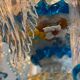 Venetian Rezzonico chandelier in multicoloured Murano glass circa 1900