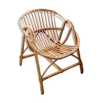 Child chair in rattan