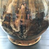 Flamed brown pitcher